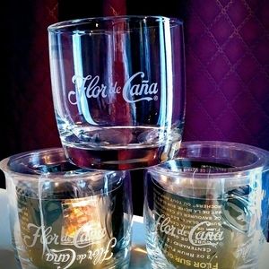 Original Flor de Cana rum glasses